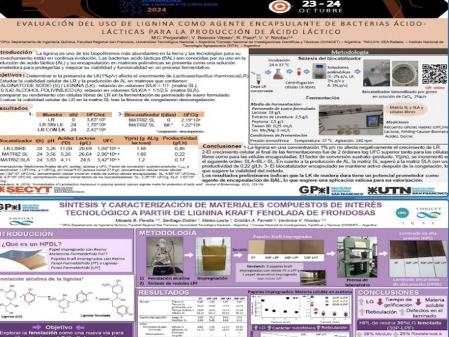 GPol participó en las Jornadas de Ciencia y Tecnología 2024 con investigaciones innovadores en Biotecnología y Materiales Sostenibles